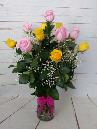 Yellow & Pink Dozen