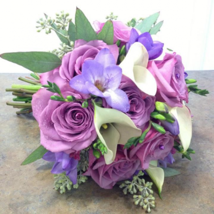Roses, Freesia & Calla Lilly Bouquet 