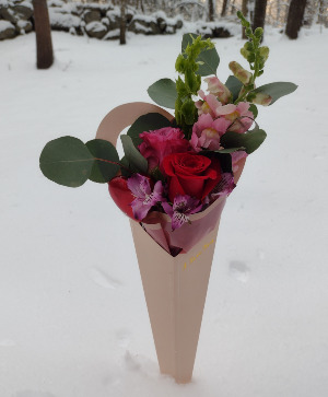 Roses heart mini bouquet Mini Bouquet