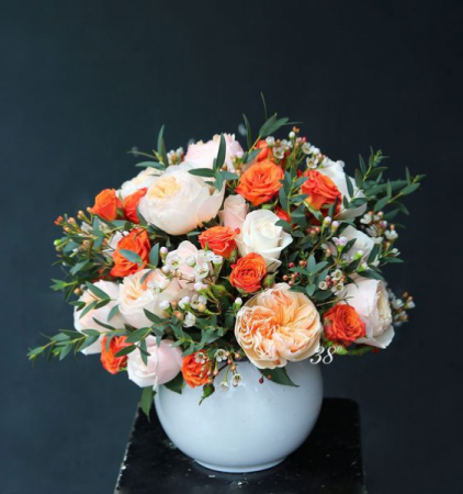 Roses in a bowl  