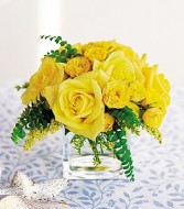 Yellow Roses Cubed 