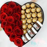 Roses Red Ferrero Rocher   