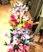 INDIVIDUALLY WRAPPED ROSES FOR SPECIAL EVENTS. $10.- EACH
