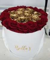 Roses that last a year red and gold