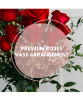 Roses Vase Arrangement 