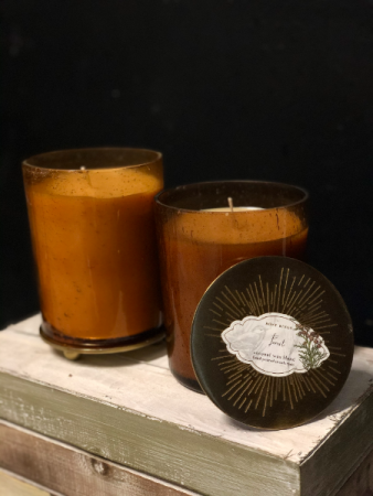 Rosey Ring Forest Candle 12 OZ Cedarwood, Fir Needles and pine scented in Key West, FL | Petals & Vines