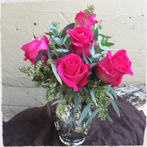 Rosey Romance "PINK" Vased Arrangement in Auburn, AL | AUBURN FLOWERS & GIFTS Rosey Romance "PINK" Vased Arrangement in Auburn, AL | AUBURN FLOWERS & GIFTS