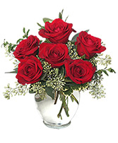 Rosey Romance Red Rose Bouquet