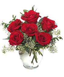 Rosey Romance Red Rose Bouquet