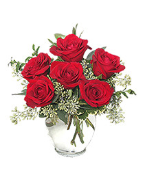 Rosey Romance Red Rose Bouquet
