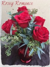 Rosey Romance Vased Arrangement