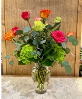 Rosy Affections Vase Arrangement 