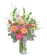 Rosy Coral Breeze Flower Arrangement