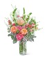 Rosy Coral Breeze Flower Arrangement