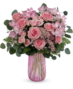 Rosy Iridescence Bouquet T23M510B by Teleflora