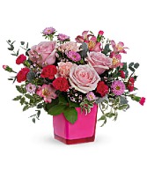 Rosy Moment - 667 Vase arrangement 