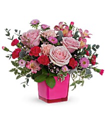 Rosy Moment - 667 Vase arrangement 