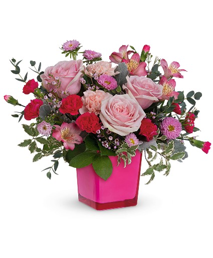 Rosy Moment Bouquet Fresh Arrangement