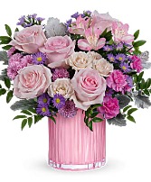 Rosy Pink  Vase Arrangement
