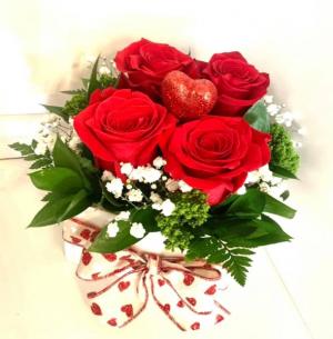 Rosy Posy Boxed Bouquet