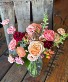 Rosy Rendezvous Vase arrangement 
