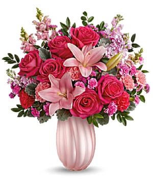 Rosy Swirls Bouquet Mothers Day
