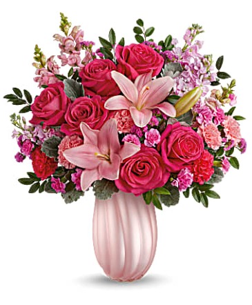 Rosy Swirls Bouquet Teleflora Mother's Day  in Brewton, AL | Herrington's The Florist Inc.