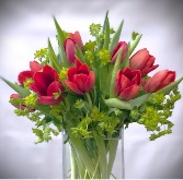 Rosy Tulips Tulip Arrangement 