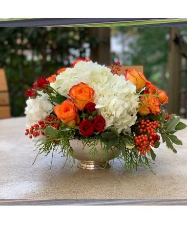 Round Thanksgiving Arrangement  in Decatur, GA | Les Fleurs Partout