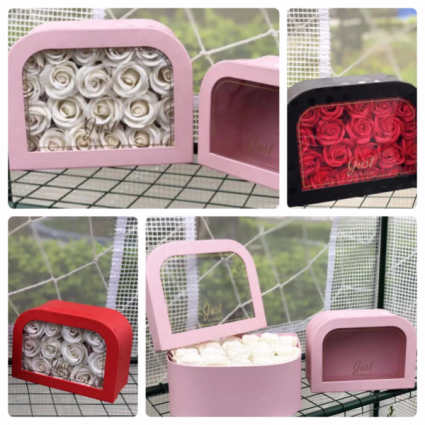 Rounded One sided Flower box Lovely box