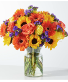 Rowboat Blossoms 5 Sunflowers & 6 Gerberas & 5 Roses