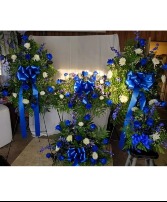 Royal Blue Tribute Sympathy Funeral Collection 