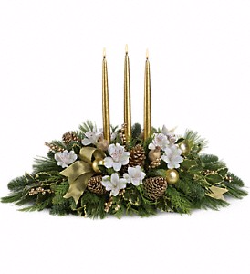 C*  Royal Christmas centerpiece 