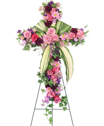 Royal Farewell Standing Spray in Richland, WA | ARLENE'S FLOWERS AND GIFTS