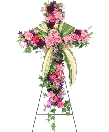 Royal Farewell Standing Spray in Yorktown, VA | YORKTOWN FLOWER SHOPPE