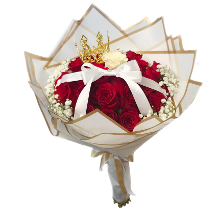 Royal Love Rose Wrap Arrangement