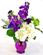 Royal Purple  Flower Arrangement