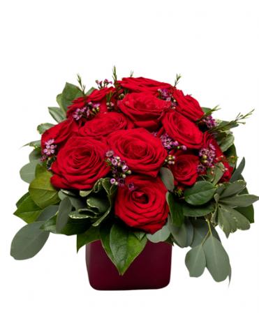 Royal Red Roses Rose Arrangement 