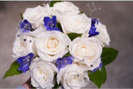 Royal Rhinestones Hand Held Bouquet