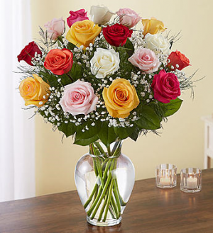RSV18ASBB 18 ASSORTED ROSES
