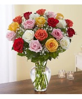 RSV24ASBB 24 ASSORTED ROSES