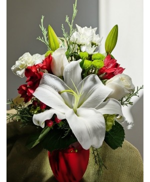 Ruby & Crystal Fresh Arrangement