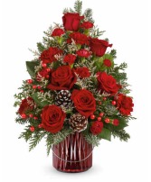 Ruby Radiance Tree Roses and Berries