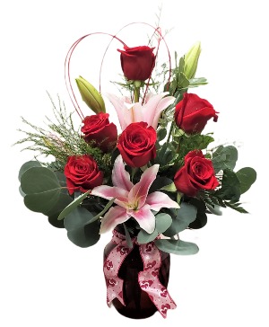 Ruby Red Arrangement
