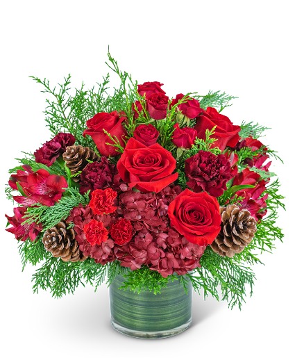 Ruby Rhapsody Flower Arrangement