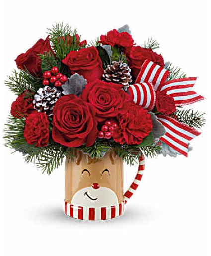 Rudolph Rosey Rose bouquet  