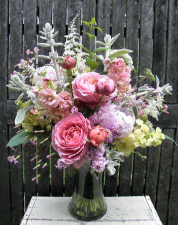 Ruffled Romance  Lush Floral Arrangement 