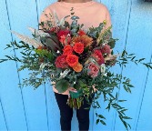 Rust & Orange Bridal Bouquet 