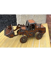 Rustic Artwork - Backhoe 
