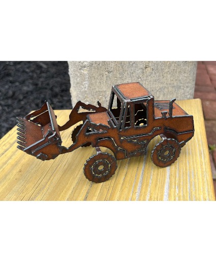 Rustic Artwork - Backhoe